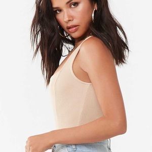 Nude forever 21 bodysuit
